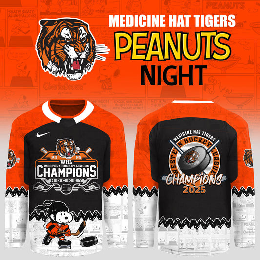 Medicine Hat Tigers – Western Hockey League Champions 2025 Jersey