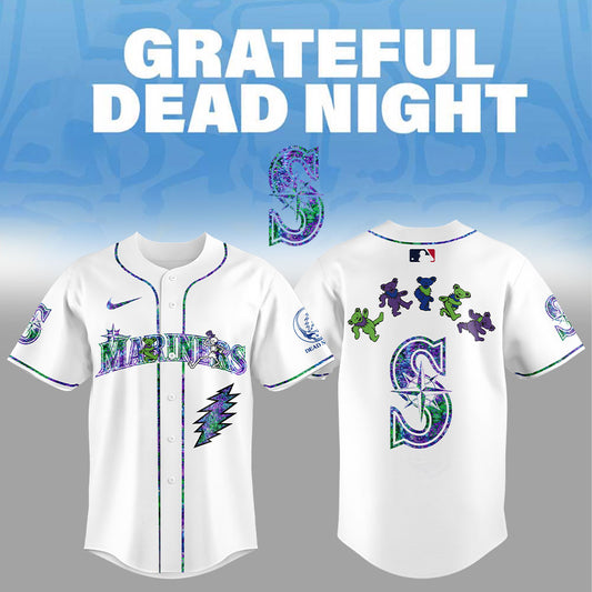Seattle Mariners Grateful Dead Night Jersey