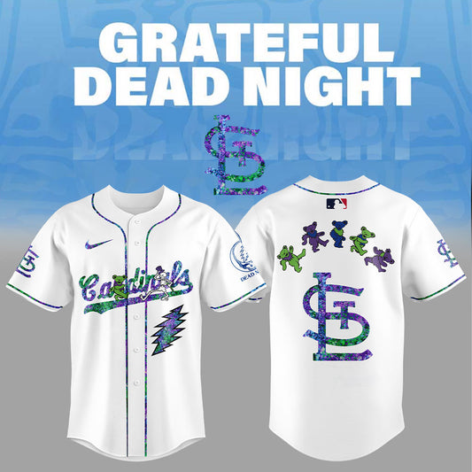 St.Louis Cardinals Grateful Dead Night Jersey