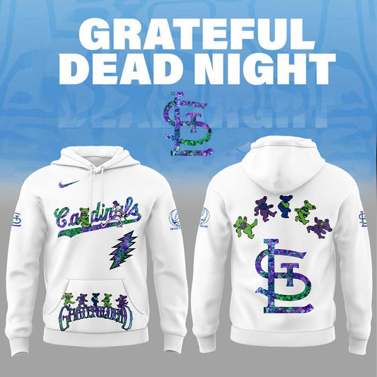 St.Louis Cardinals Grateful Dead Night Hoodie