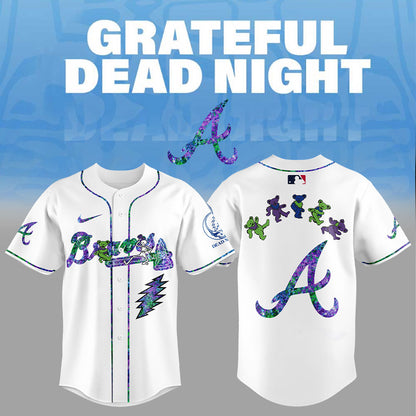 Atlanta Braves Grateful Dead Night Jersey