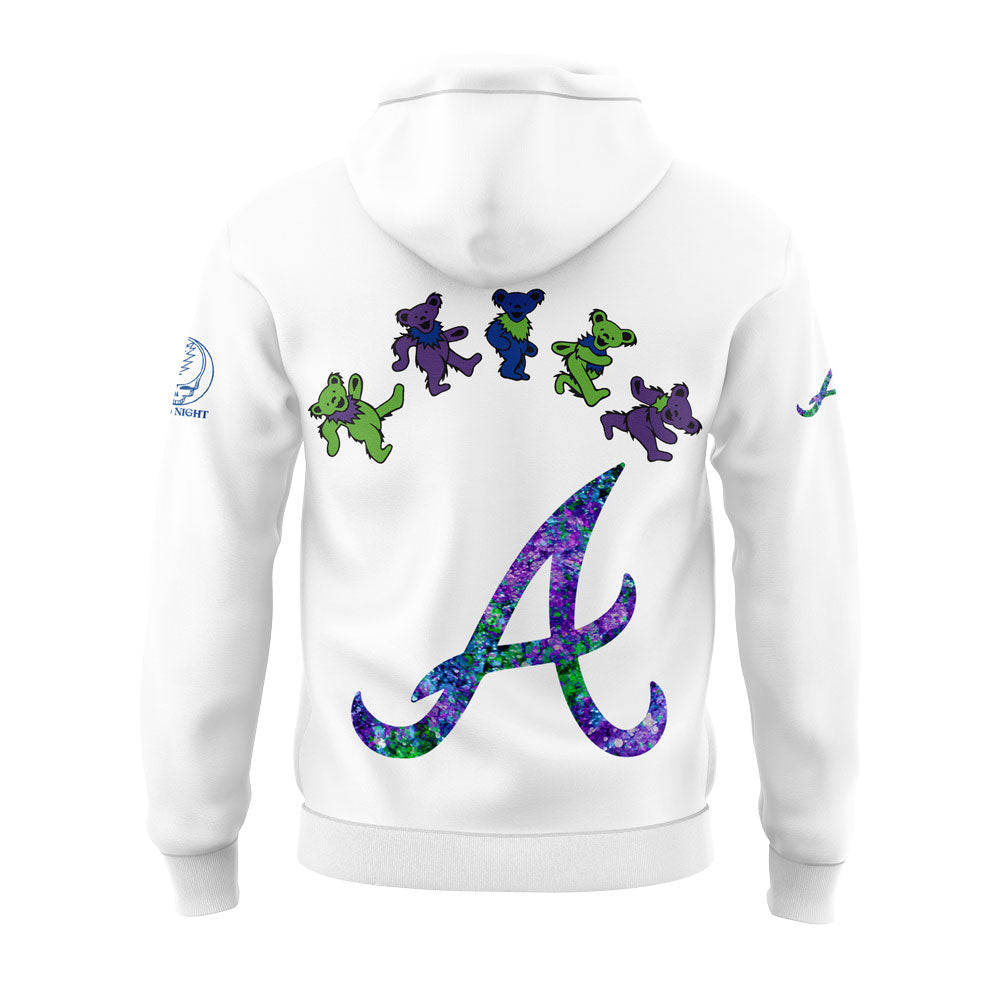 Atlanta Braves Grateful Dead Night Hoodie