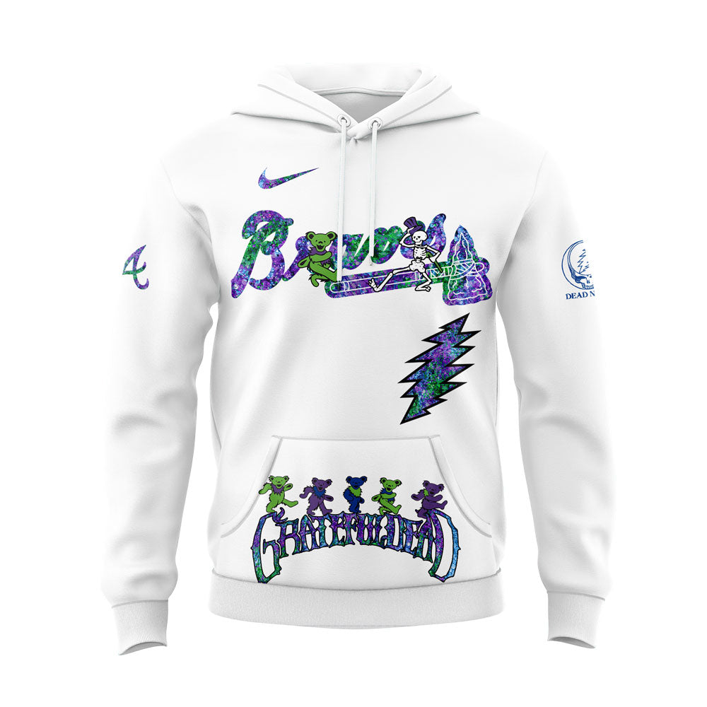 Atlanta Braves Grateful Dead Night Hoodie
