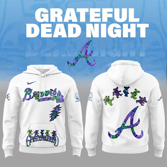 Atlanta Braves Grateful Dead Night Hoodie