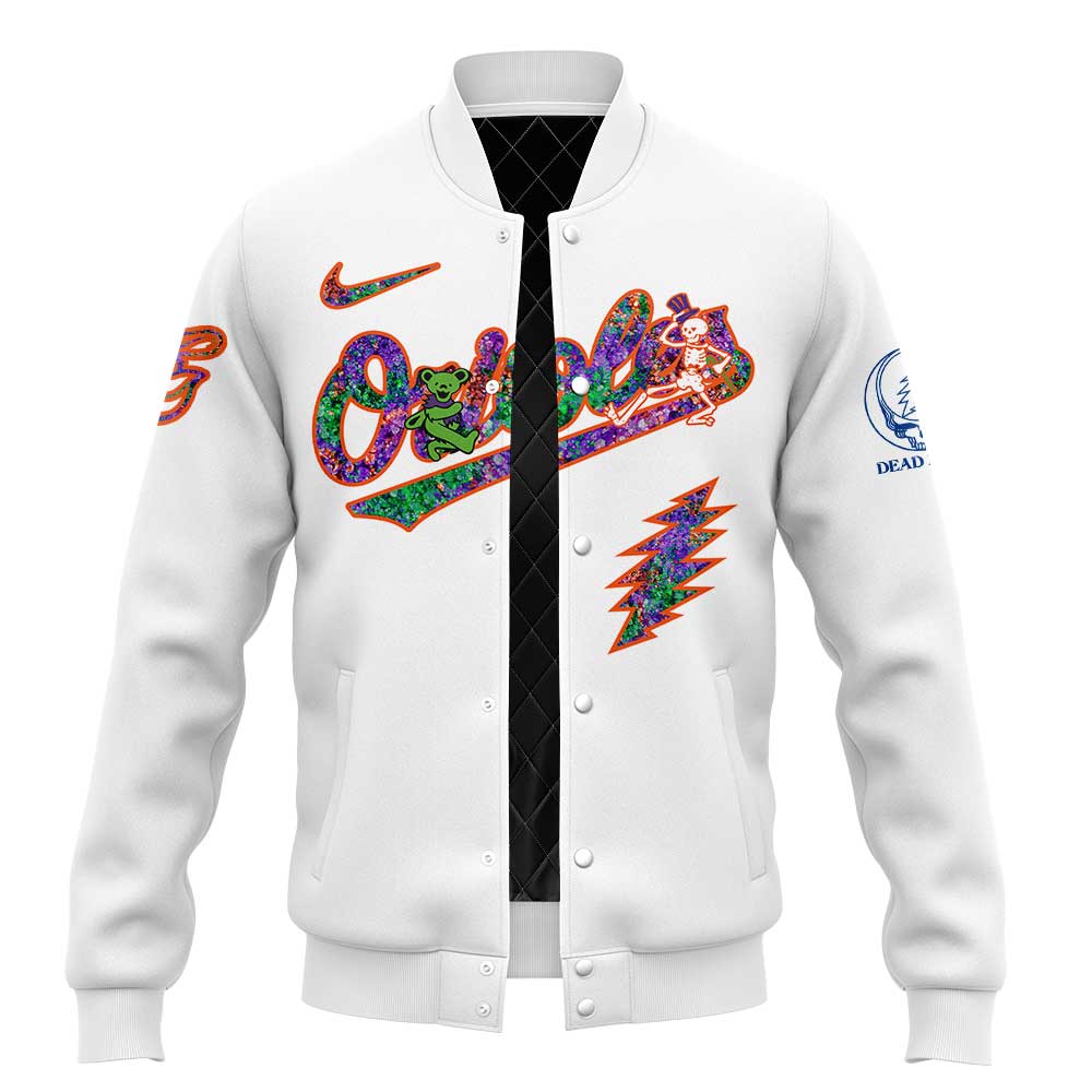 Baltimore Orioles Grateful Dead Night Jacket
