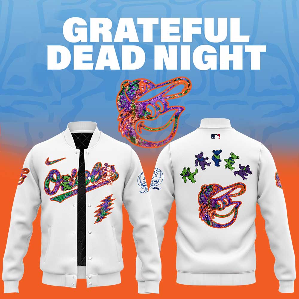 Baltimore Orioles Grateful Dead Night Jacket
