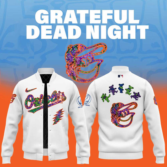 Baltimore Orioles Grateful Dead Night Jacket