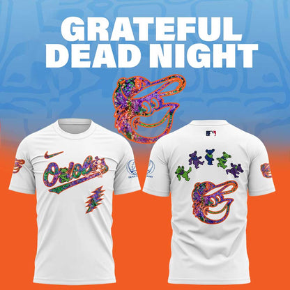 Baltimore Orioles Grateful Dead Night Tshirt