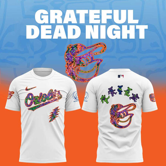 Baltimore Orioles Grateful Dead Night Tshirt