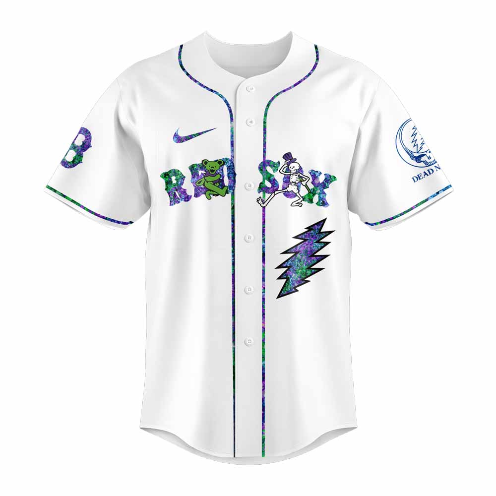 Boston Red Sox Grateful Dead Night Jersey