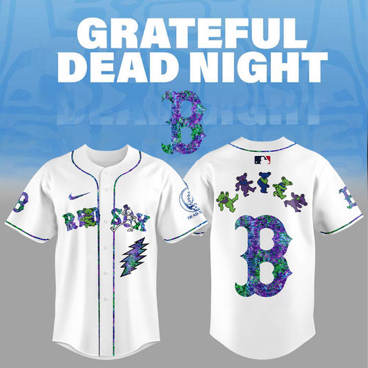 Boston Red Sox Grateful Dead Night Jersey