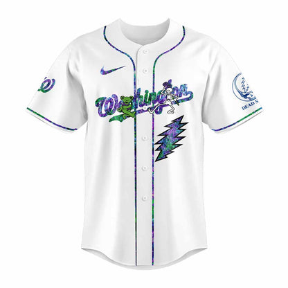 Washington Nationals Grateful Dead Night Jersey