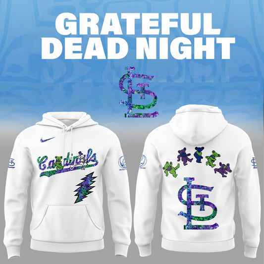 St.Louis Cardinals Grateful Dead Night Hoodie