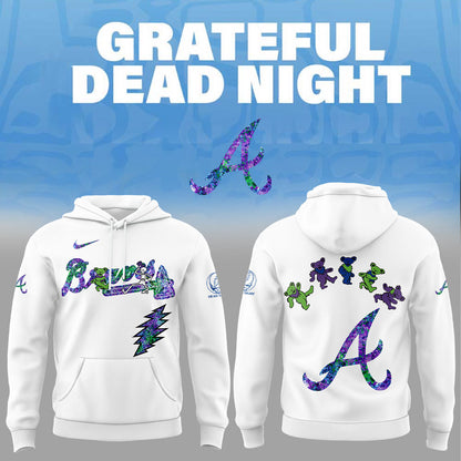 Atlanta Braves Grateful Dead Night Hoodie