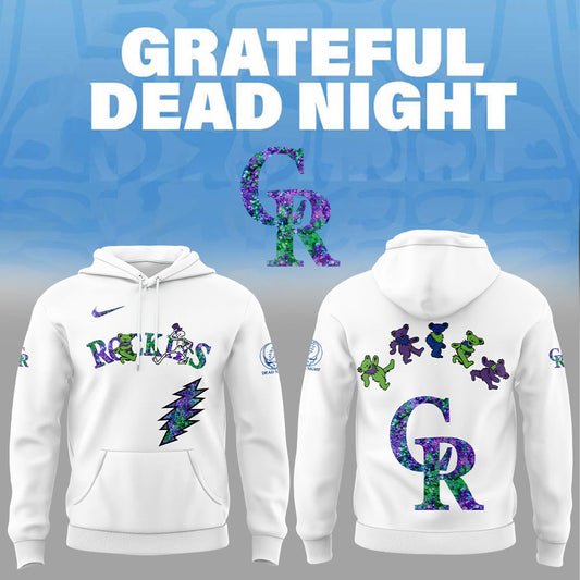 Colorado Rockies Grateful Dead Night Hoodie