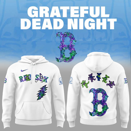 Boston Red Sox Grateful Dead Night Hoodie