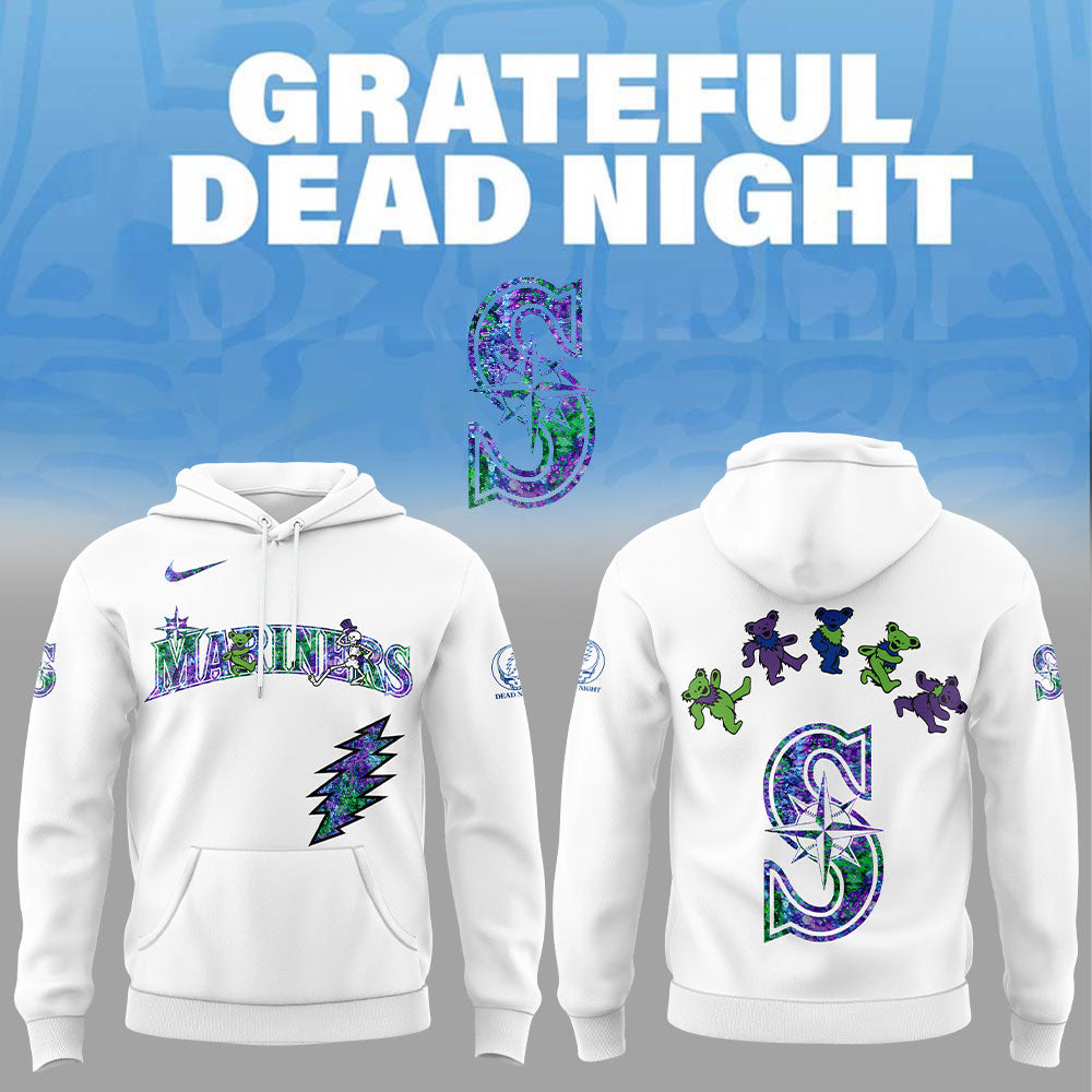 Seattle Mariners Grateful Dead Night Hoodie