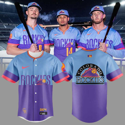 Colorado Rockies New City Connect Uniforms Higher-Further-Together Jersey