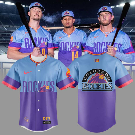 Colorado Rockies New City Connect Uniforms Higher-Further-Together Jersey