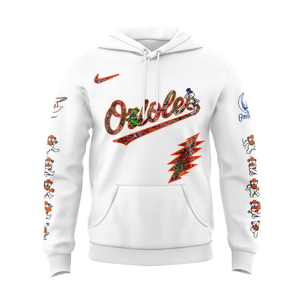 Baltimore Orioles Grateful Dead Night Hoodie