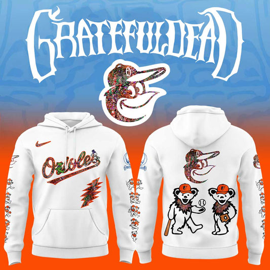Baltimore Orioles Grateful Dead Night Hoodie