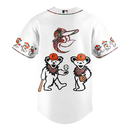 Baltimore Orioles Grateful Dead Night Jersey