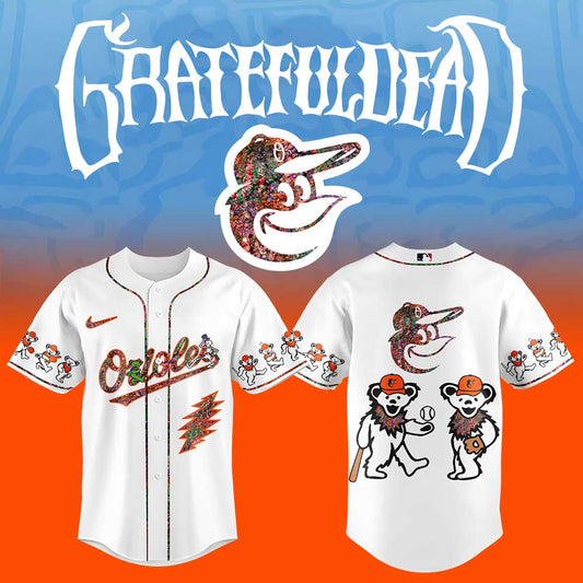 Baltimore Orioles Grateful Dead Night Jersey
