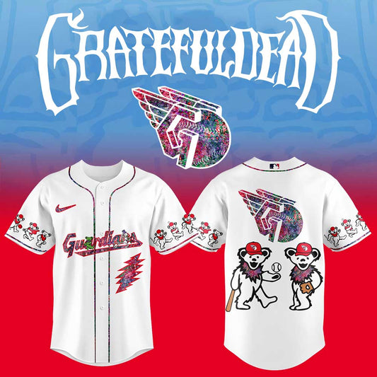 Cleveland Guardians Grateful Dead Night Jersey