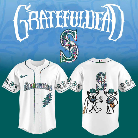 Seattle Mariners Grateful Dead Night Jersey
