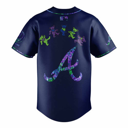 Atlanta Braves Grateful Dead Night Navy Alternate Jersey