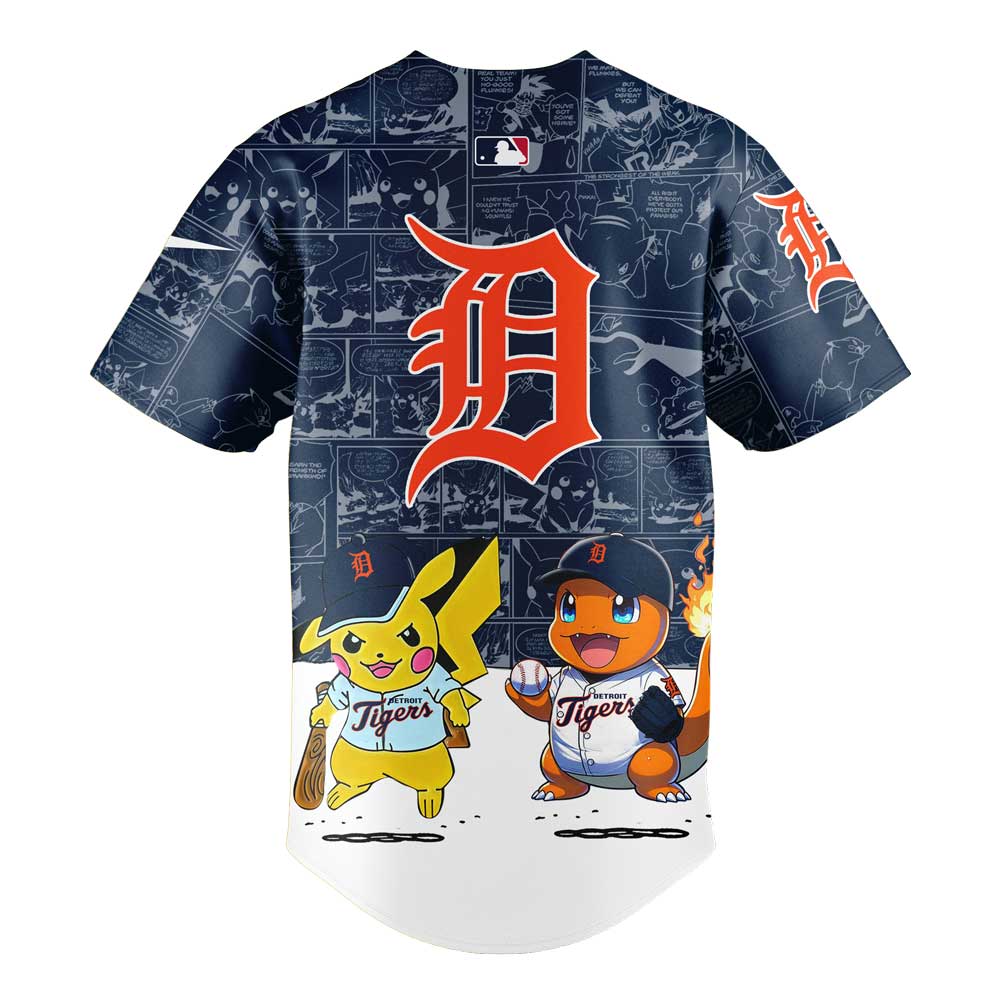 Detroit Tigers x Pokémon GO Jersey