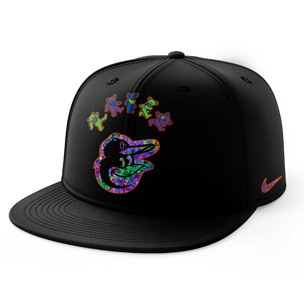 Baltimore Orioles Grateful Dead Night Black City Connect Jersey