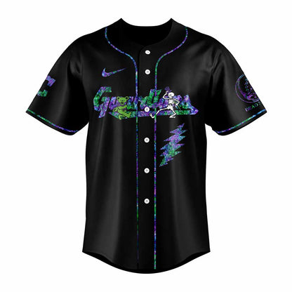 Cleveland Guardians Grateful Dead Night Black Alternate Jersey