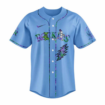 Colorado Rockies Grateful Dead Night Blue Alternate Jersey