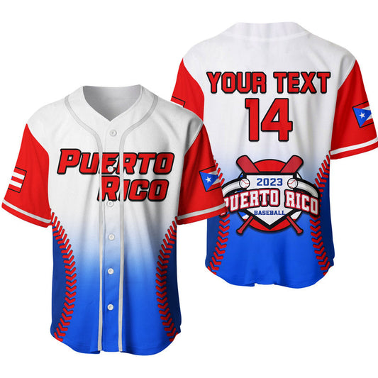Puerto Rico 2023 Baseball Jersey Baseball Sporty Version