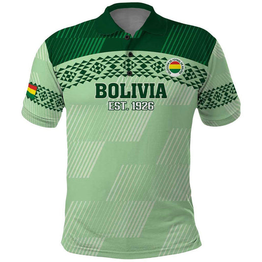 Custom La Verde Bolivia Football Polo Shirt Est 1926 Newest Version