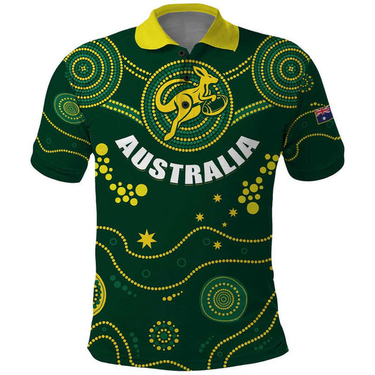Australia 2024 Rugby Polo Shirt Go Wallabies