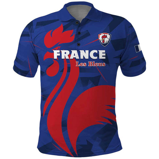 France 2024 Rugby Polo Shirt Bravo Les Bleus