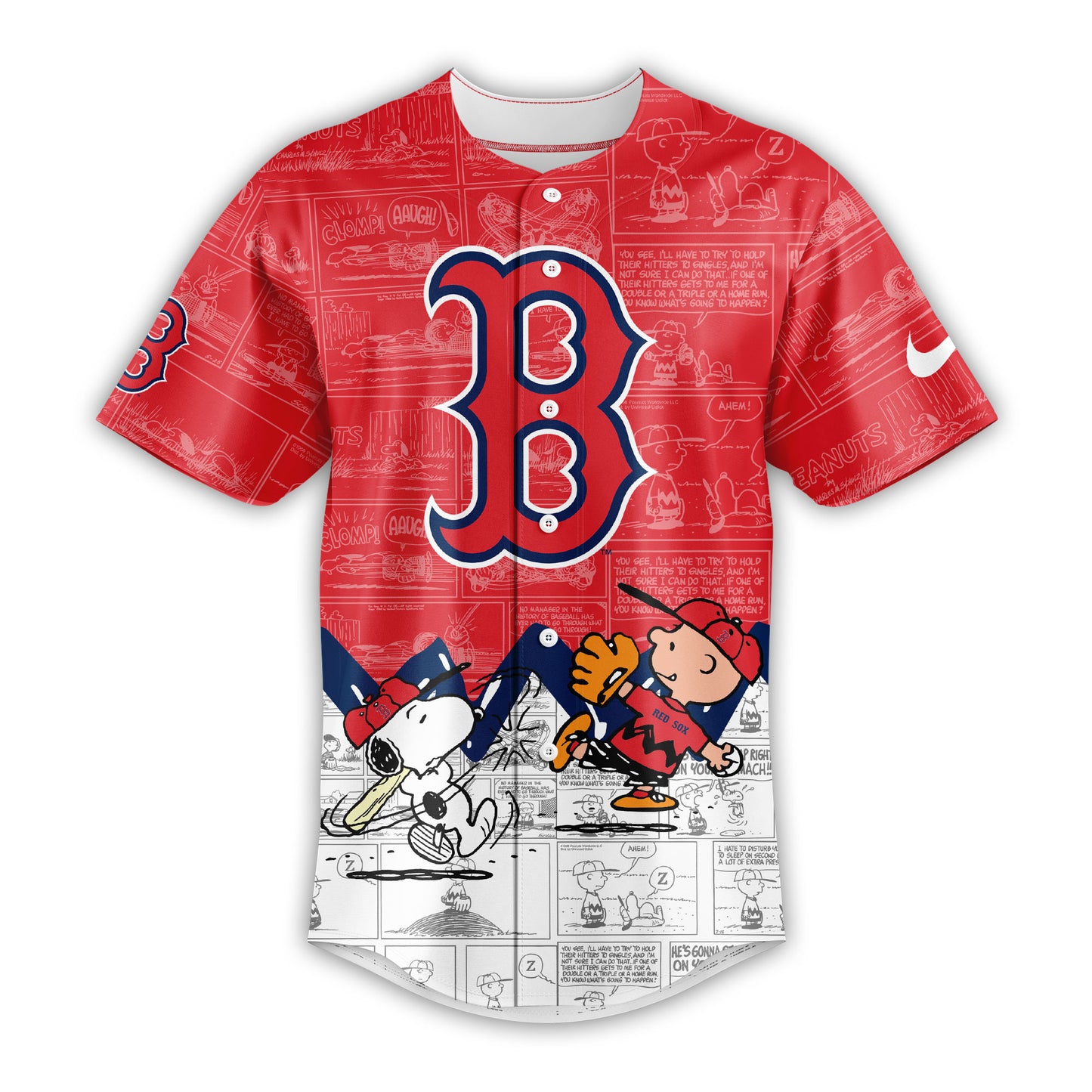 Boston Red Sox 75th Anniversary of Peanuts Jersey
