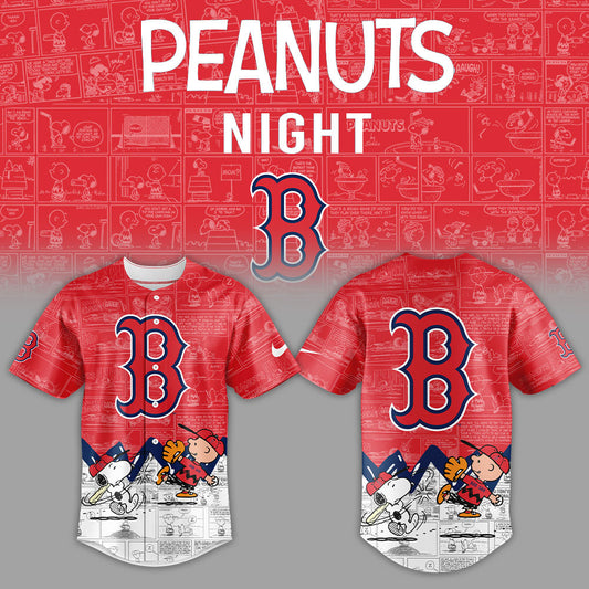 Boston Red Sox 75th Anniversary of Peanuts Jersey