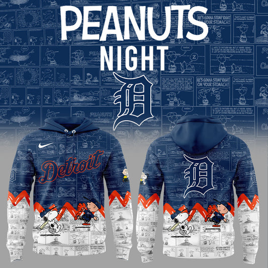 Detroit Tigers 75th Anniversary of Peanuts Hoodie