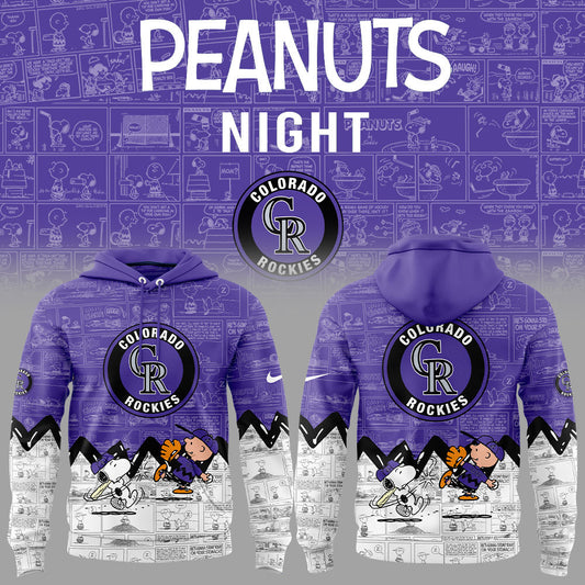 Colorado Rockies 75th Anniversary of Peanuts Hoodie