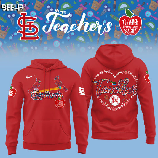 St. Louis Cardinals TEACHER APPRECIATION NIGHT Editions Limited 2025 Hoodie