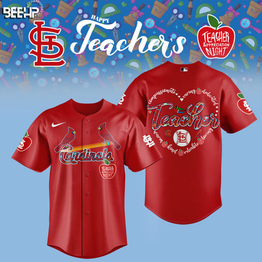 St. Louis Cardinals TEACHER APPRECIATION NIGHT Editions Limited 2025 Jersey