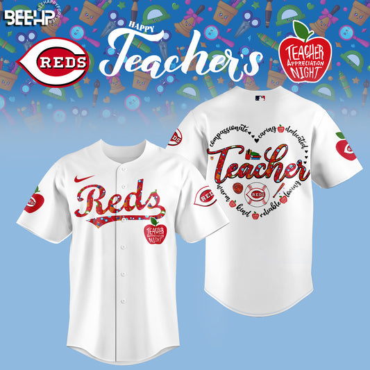 Cincinnati Reds TEACHER APPRECIATION NIGHT Editions Limited 2025 Jersey