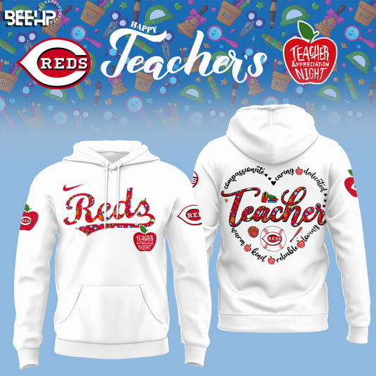 Cincinnati Reds TEACHER APPRECIATION NIGHT Editions Limited 2025 Hoodie