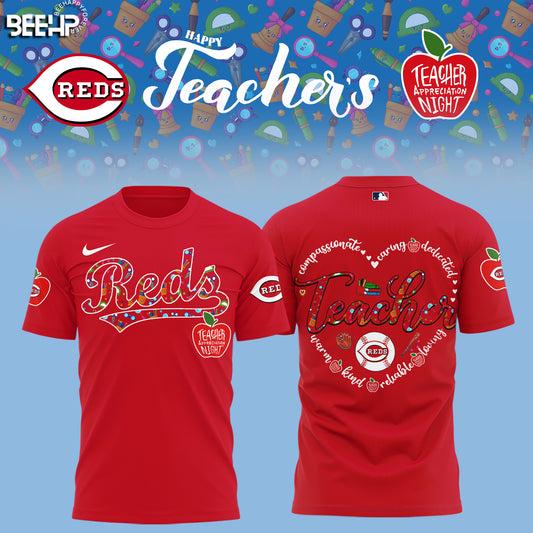 Cincinnati Reds TEACHER APPRECIATION NIGHT Editions Limited 2025 TShirt