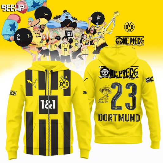 Borussia Dortmund X One Piece Zip Hoodie