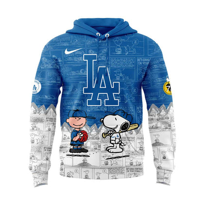Los Angeles Dodgers 75th Anniversary of Peanuts New Hoodie
