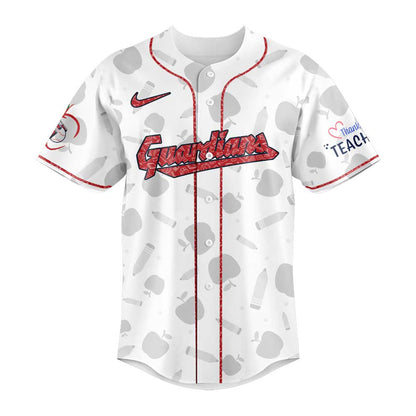 Cleveland Guardians Teacher Appreciation Red Jersey